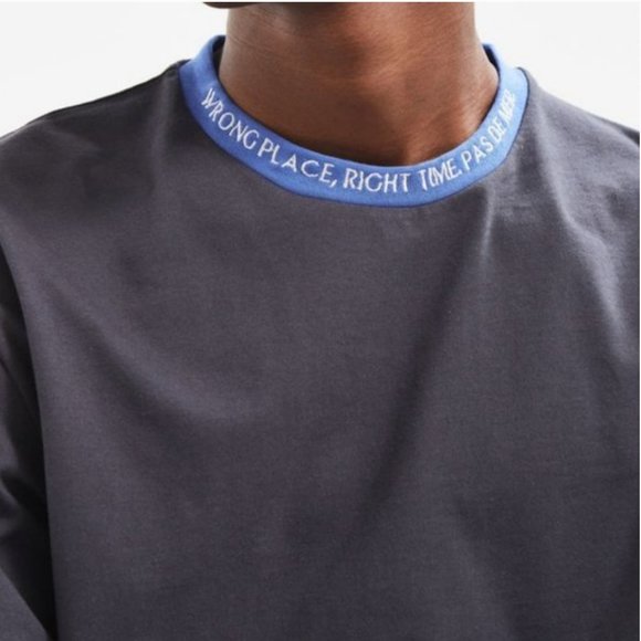 Pas De Mer Urban Outfitters Wrong Place Right Time Pas De Mer Tee Medium - Picture 1 of 3